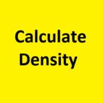 How To Calculate Density