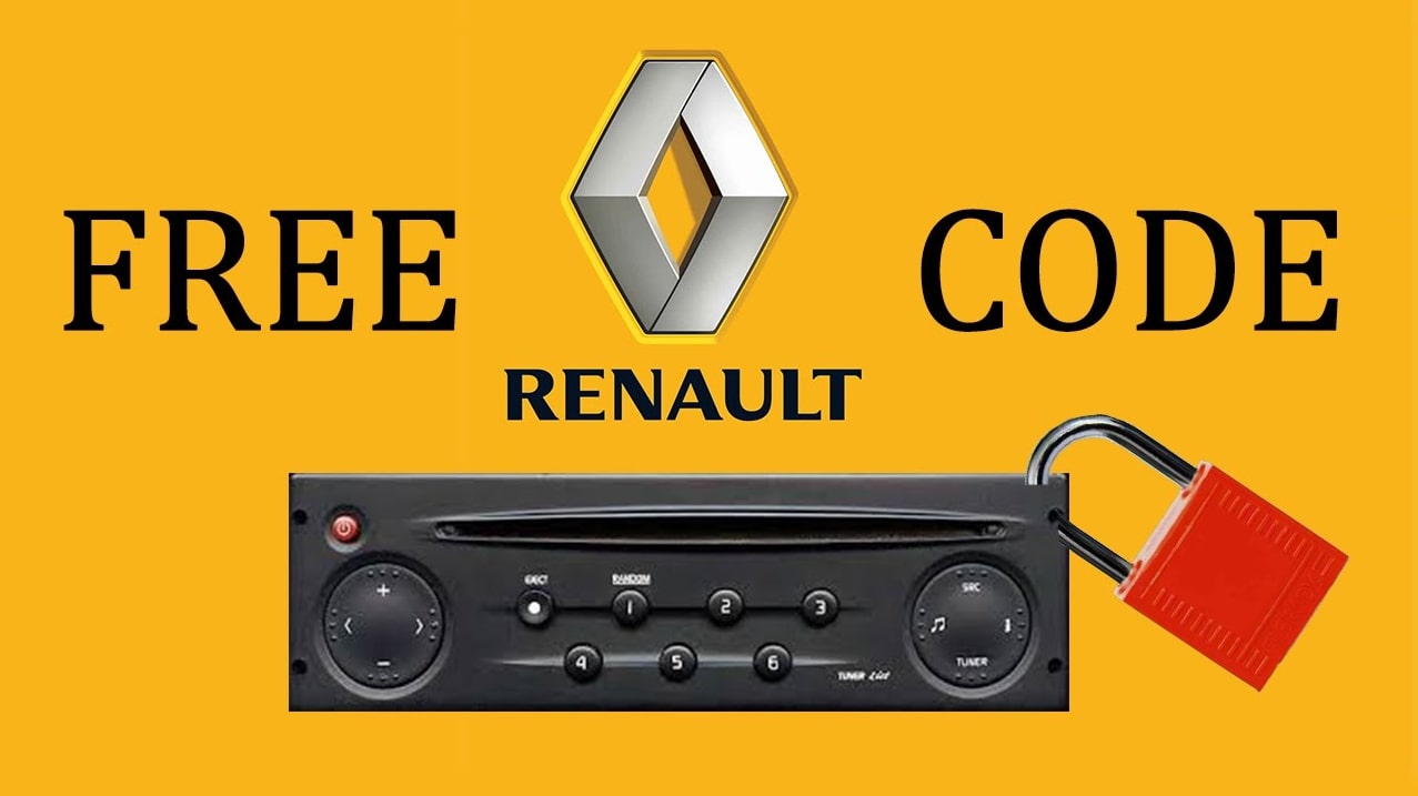 Renault Radio Code Calculator To Unlock Any Renault Car Radio Free