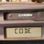 Citroen Radio Code