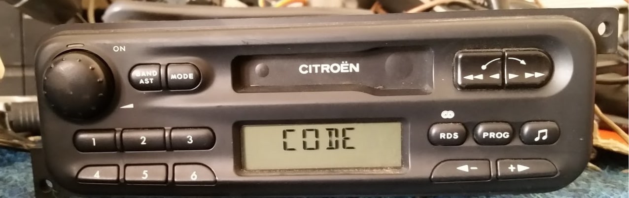 Citroen Radio Code