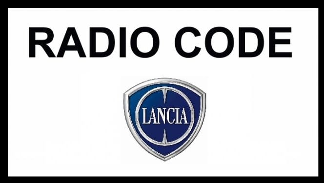 Lancia Radio Code