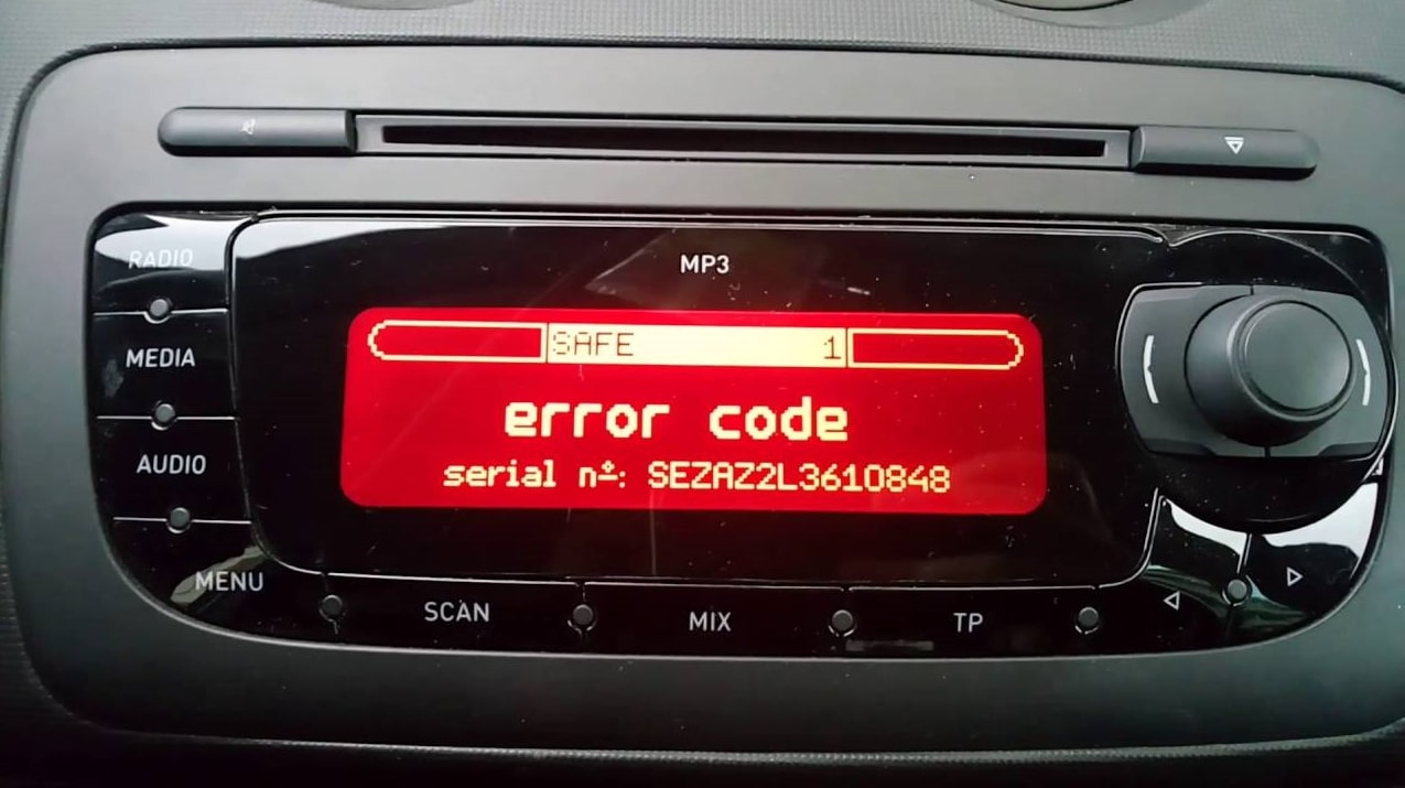 Seat Radio Code