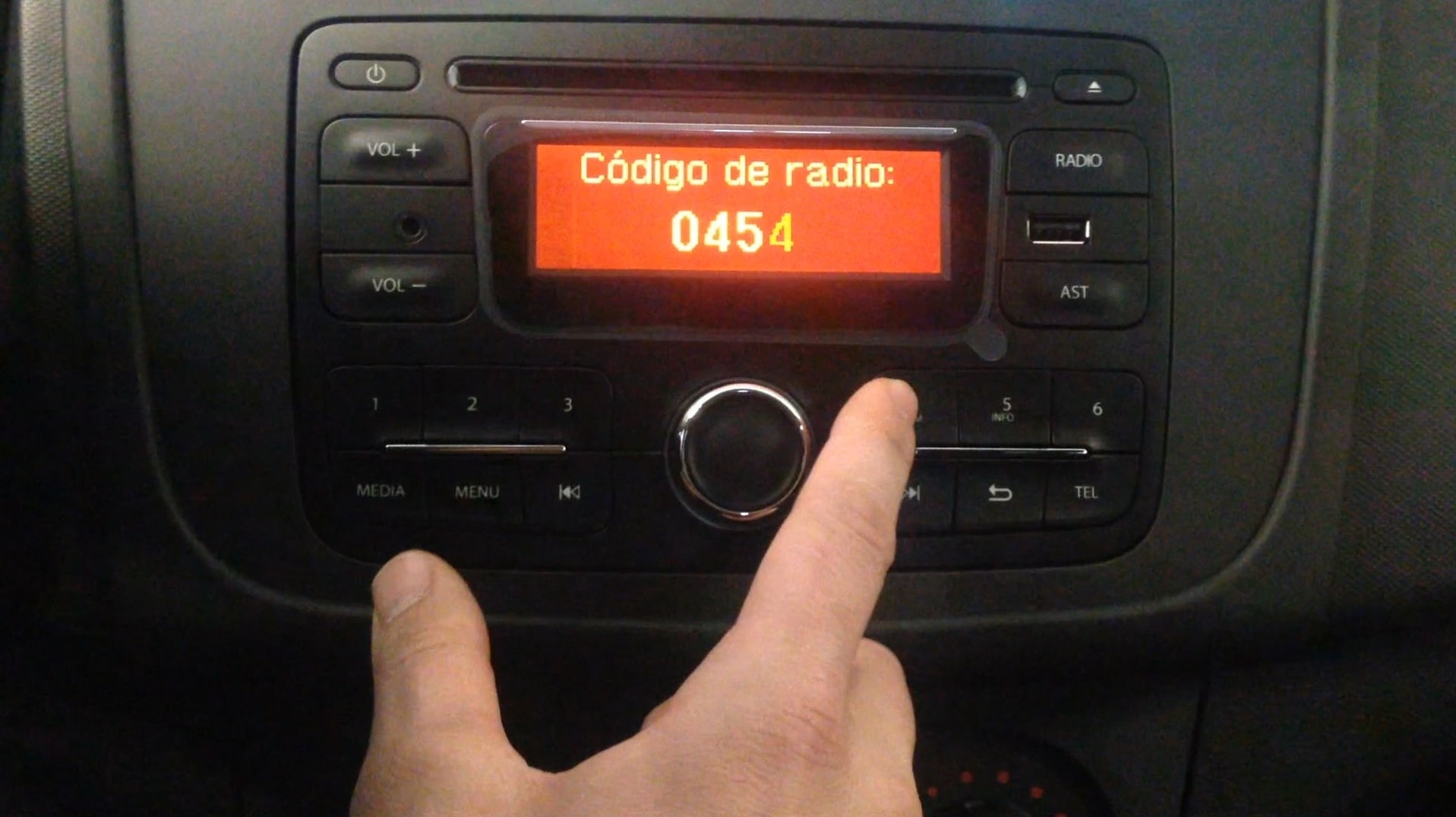 Dacia Radio Code
