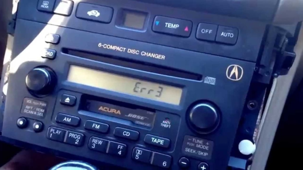Acura MDX Radio Code