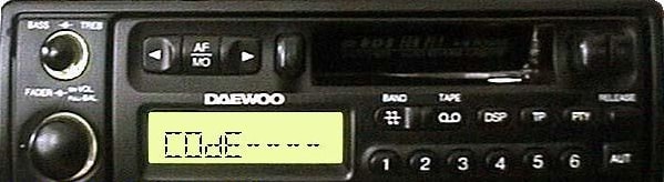 Daewoo Radio Code