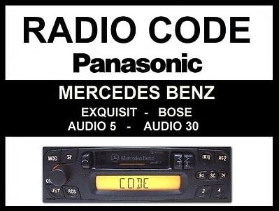 Panasonic Radio Code