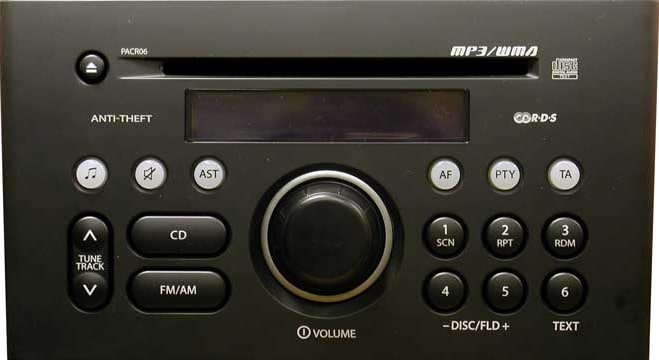 SX4 Radio Code