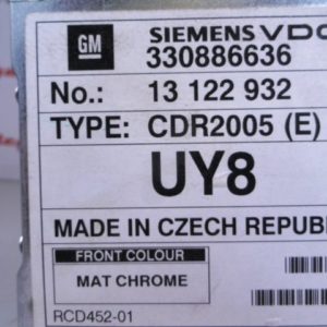 Siemens VDO Radio Code