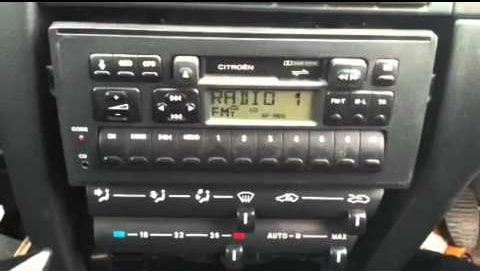 Citroen C3 Radio Code