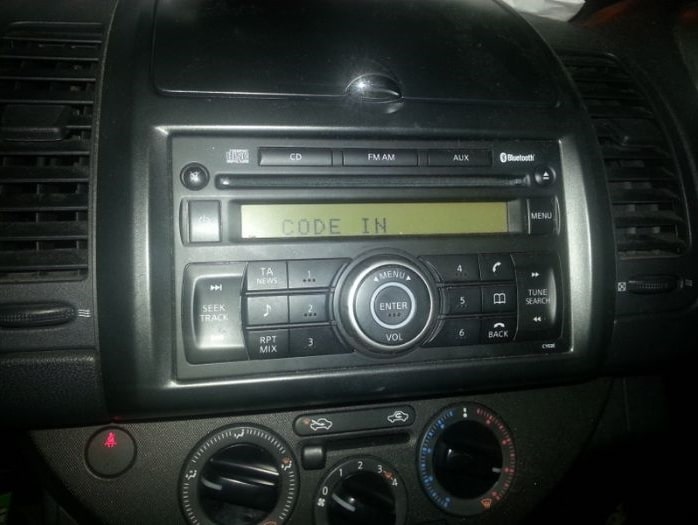 Nissan Note Radio Code