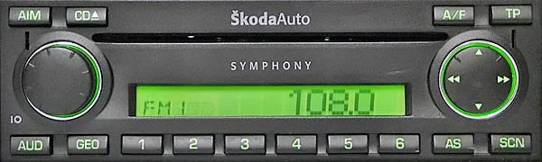Skoda Symphony Radio Code