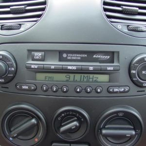 VW Beetle Radio Code