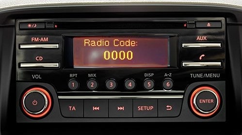 How To Enter Radio Code