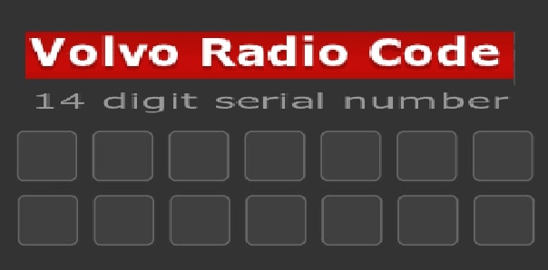 Volvo Universal Radio Decoder
