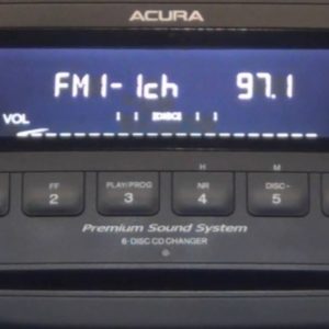 How To Enter Acura Radio Code