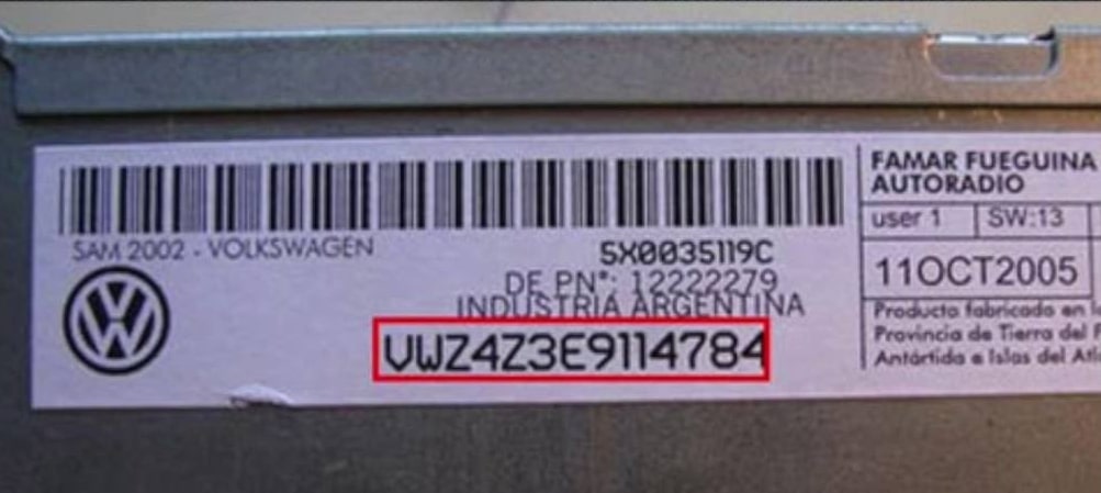 Transporter Serial Number