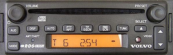 Volvo VR300 Radio Code