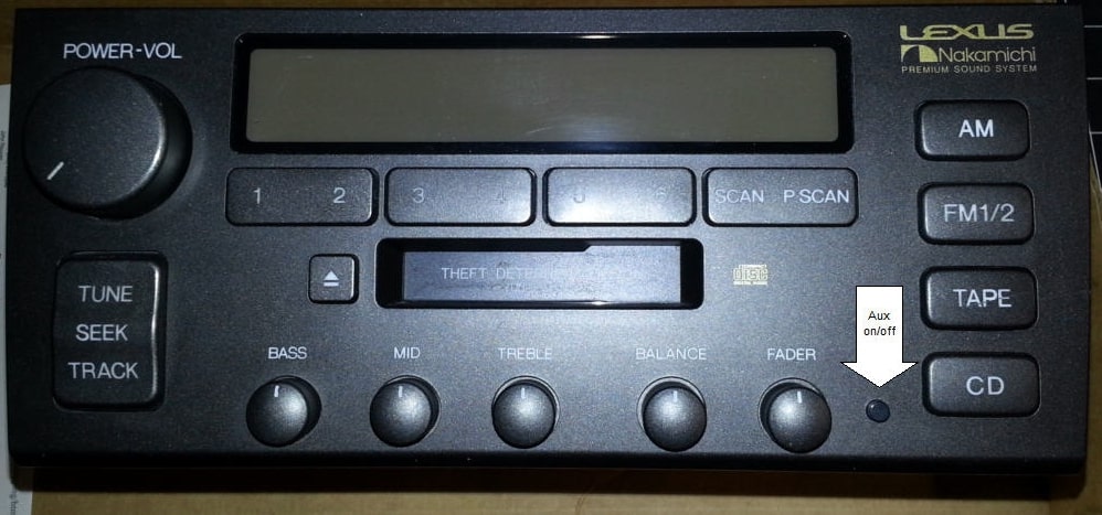 Lexus LS400 Radio Codes