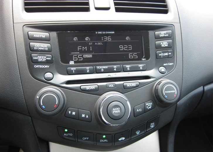 2005 Honda Accord Radio Code