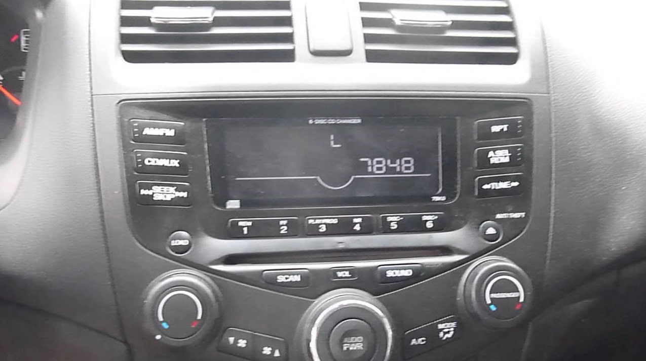 2006 Honda Accord Radio Code