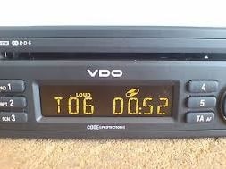 VDO CD 413 Radio Code