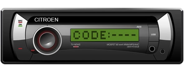 Citroen Picasso Radio Code