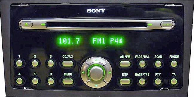 Sony CD 132-CD6 Radio Code