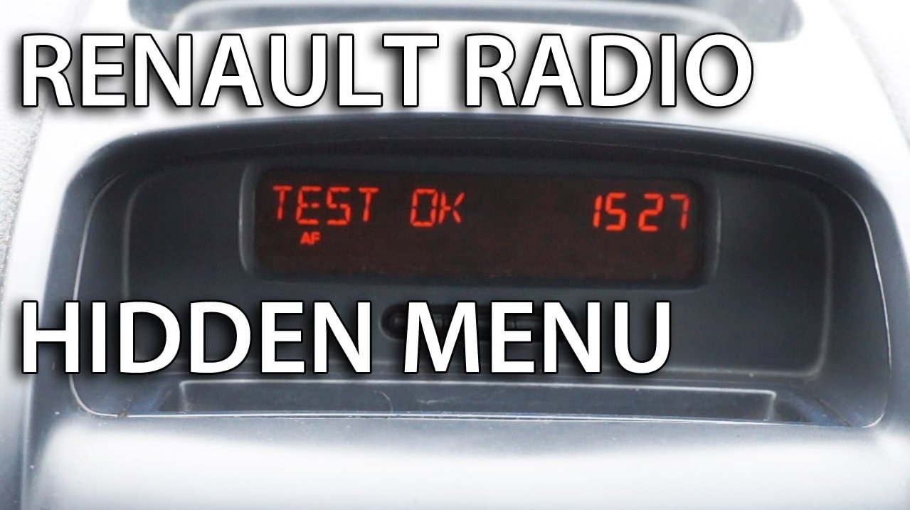 Enter Renault Radio Code