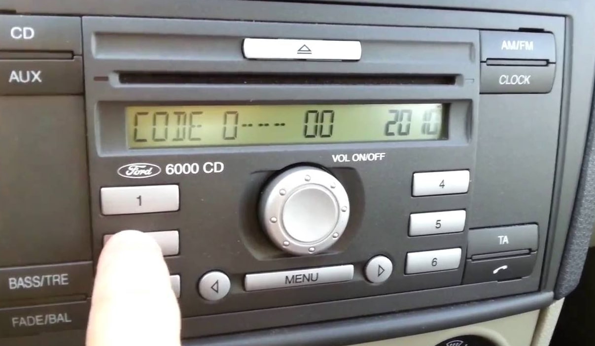 How To Enter Ford Radio Code