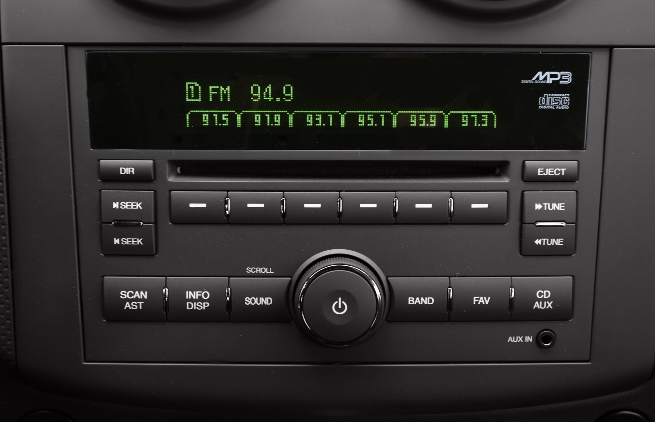 Input Chevrolet Radio Code