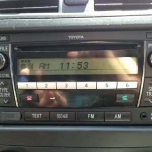 How To Enter Toyota Radio Code