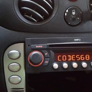 Input Citroen Radio Code