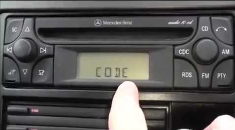 How To Enter Mercedes Radio Code