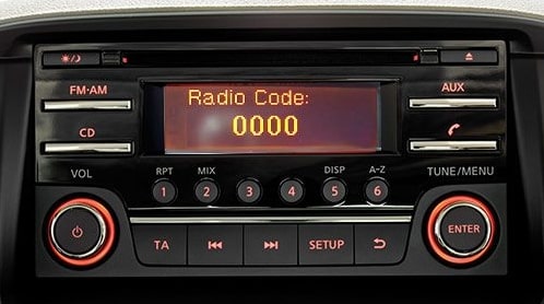 How To Enter Nissan Radio Code