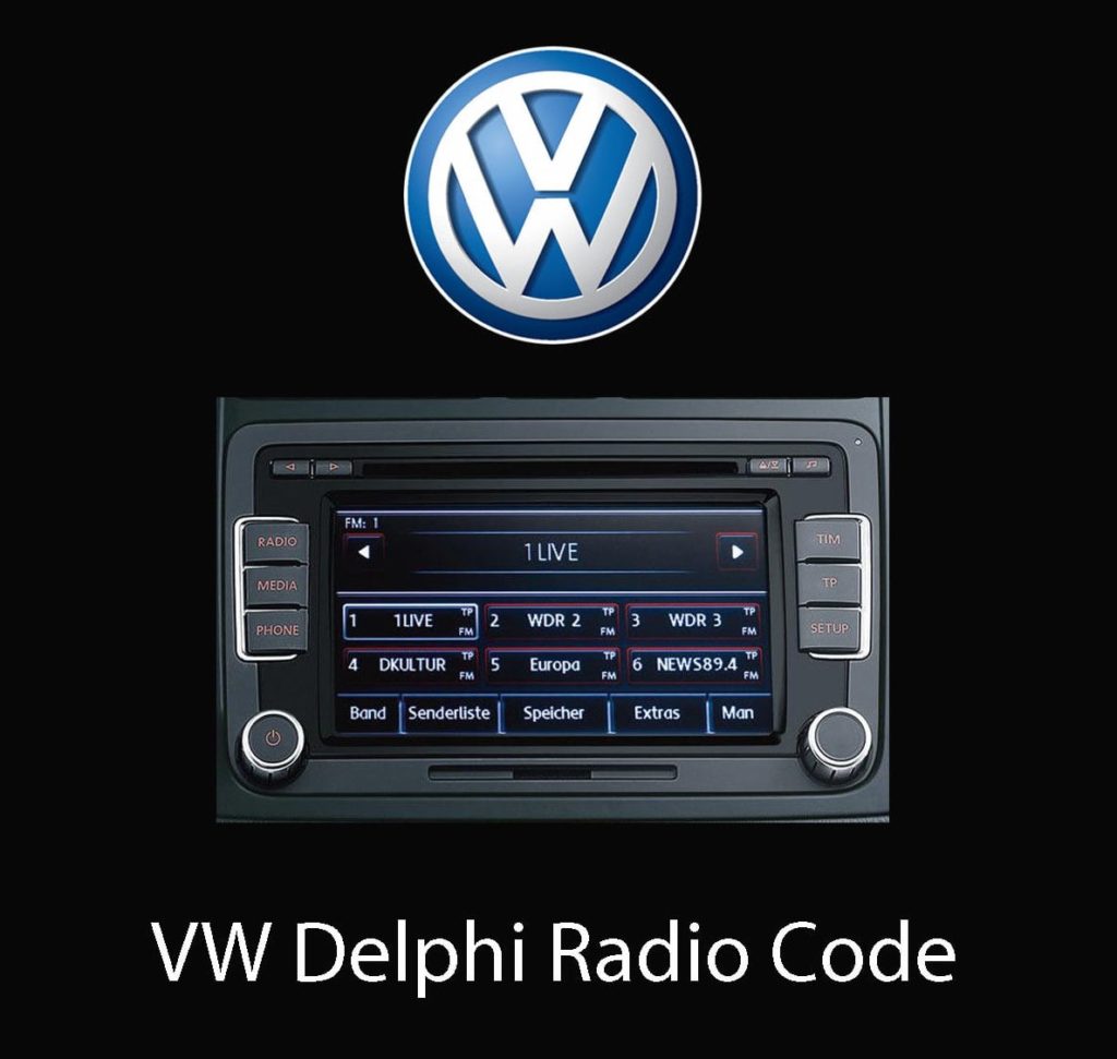 audi vw radio code calculator