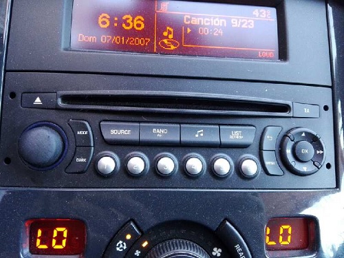 Peugeot 5008 Radio Code
