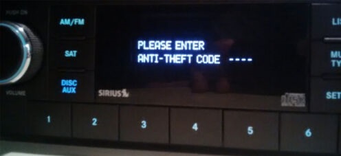 Chrysler Anti Theft Radio Code