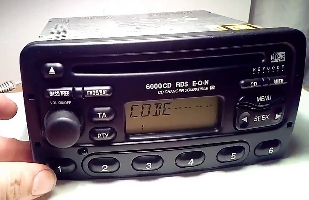 Ford Radio Code Screen
