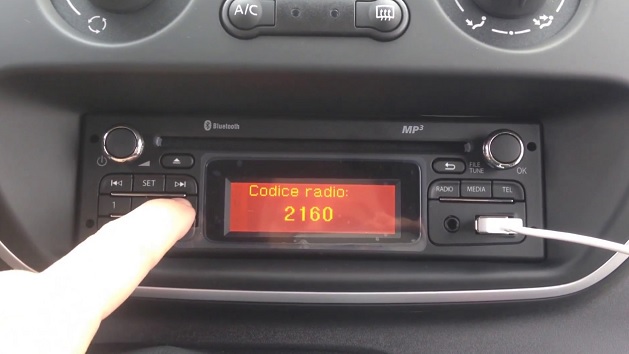 Renault radio code registration
